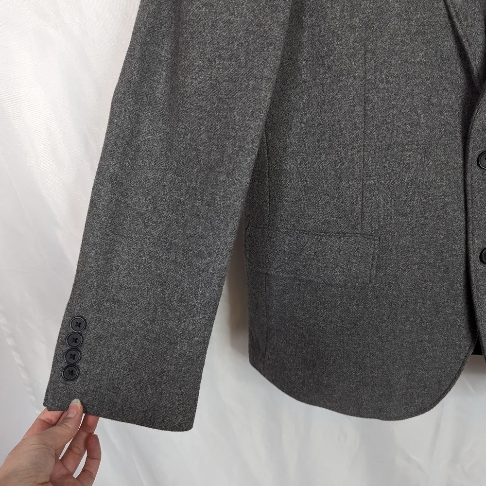 J. Crew Thompson Wool Blend Grey Sport Jacket Size 44R
